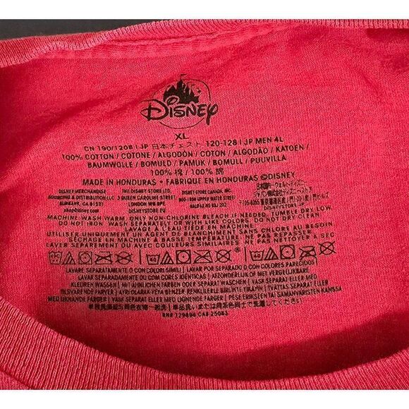 Vintage style Disney Grumpy Red T-Shirt XL - Picture 4 of 4
